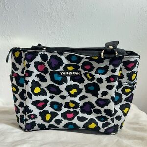 Yak Pak Women's Colorful Leopard Tote